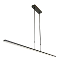 Steinhauer Steinhauer Pendant luminaire ZELENA LED, 3 flames, L:150cm, black