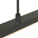 Steinhauer Steinhauer Pendant luminaire ZELENA LED, 3 flames, L:150cm, black