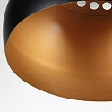 Steinhauer Anne Light Schirm K1059SS Schwarz/Gold Ø:30cm h:20cm