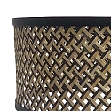 Steinhauer Schirm � x H: 50 x 20cm, Bambus, schwarz