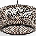 anne light & home Anne Light Schirm K2001HS Holz Schwarz/Holz Ø:60cm h:25cm