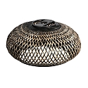 Mexlite Mexlite Schirm K2007BS Holz Schwarz/Holz Ø:50cm h:22cm