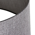 anne light & home Anne Light Schirm K2010RS Leinen Grau ø: 47/43cm h: 19cm