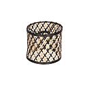 anne light & home Anne Light Schirm K2015BS Schwarz/Holz ø:12cm h:11cm