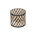 anne light & home Anne Light Schirm K2015BS Schwarz/Holz ø:12cm h:11cm
