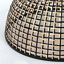 anne light & home Anne Light Schirm K2016BS Schwarz/Holz h: 30cm ø: 60cm