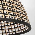 anne light & home Anne Light Schirm K2016BS Schwarz/Holz h: 30cm ø: 60cm