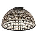 anne light & home Anne Light Schirm K2016BS Schwarz/Holz h: 30cm ø: 60cm