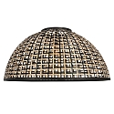 anne light & home Anne Light Schirm K2016BS Schwarz/Holz h: 30cm ø: 60cm