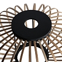 anne light & home Anne Light Schirm K2019BS Holz h:18cm ø:31cm