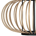 anne light & home Anne Light Schirm K2019BS Holz h:18cm ø:31cm
