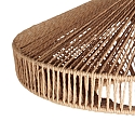 anne light & home Anne Light Schirm K2023DS Braun h:16cm ø40cm