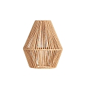 anne light & home Anne Light Schirm K2024DS Braun h:24cm ø:20cm
