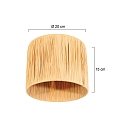 Steinhauer Schirm � x H: 20 x 15cm, Seegras,natur