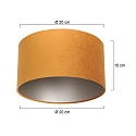 Steinhauer shade KAPPEN - � 20CM high, cylindrical, gold matt, sand coloured