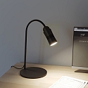 Top Light table lamp NEO! TABLE (LV) with flex arm, focusable IP20, black matt dimmable