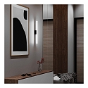 Top Light Spiegelleuchte LICHTSTANGE, IP20, 50cm, inkl. S14D 4,5W 2700K 450lm, Schwarz matt (Black Edition)