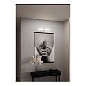 Top Light Spiegelleuchte LICHTSTANGE, IP20, 50cm, inkl. S14D 4,5W 2700K 450lm, Schwarz matt (Black Edition)