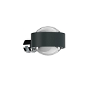 Top Light LED Spiegel-Klemmleuchte PUK MINI WALL FIX, IP20, � 8cm, Up/Down, 16W 2700K, CRi 90, ohne Linse, anthrazit matt/chrom
