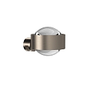Top Light LED Spiegel-Klemmleuchte PUK MINI WALL FIX, IP20, � 8cm, Up/Down, 16W 2700K, CRi 90, ohne Linse, nickel matt