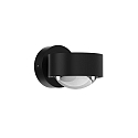 LED Wandleuchte PUK MINI WALL, Up/Down, � 8cm, 16W 2700K, CRi 90, dimmbar, starr, ohne Linse, schwarz matt