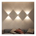 Top Light LED Wandleuchte PUK MINI WALL, Up/Down, � 8cm, 16W 2700K, CRi 90, dimmbar, starr, ohne Linse, chrom