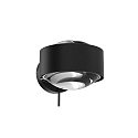 Top Light LED Wandleuchte PUK MAXX WALL +, � 13cm, Up/Down, 20W 2700K, CRi 90, dimmbar, drehbar, ohne Linse, schwarz matt/chrom