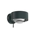 Top Light LED Wandleuchte PUK MAXX WALL +, � 13cm, Up/Down, 20W 2700K, CRi 90, dimmbar, drehbar, ohne Linse, anthrazit matt/chrom