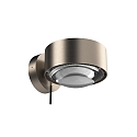 Top Light LED Wandleuchte PUK MAXX WALL +, � 13cm, Up/Down, 20W 2700K, CRi 90, dimmbar, drehbar, ohne Linse, nickel matt