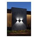 Top Light outdoor wall luminaire PUK MAXX WALL OUTDOOR up / down, rigid, without lens IP44, white matt dimmable