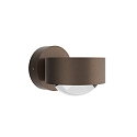 outdoor wall luminaire PUK MINI WALL OUTDOOR (COB LED) up / down, rigid, without lens IP44, brown, mat dimmable