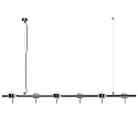 Top Light LED Pendelleuchte PUK MINI SIXTETT, Up/Down, 6-flammig, 96W 2700K, CRi 90, ohne Linse, chrom 