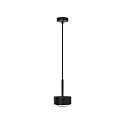 LED Pendelleuchte PUK MAXX LONG ONE, � 12cm, Down, 12W 2700K, CRi 90, ohne Linse, schwarz matt