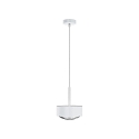 LED Pendelleuchte PUK MEG MAXX LONG ONE, � 16cm, Down, 15W 2700K, CRi 90, ohne Linse, wei� matt