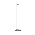 LED Stehleuchte PUK MINI FLOOR MINI SINGLE, � 8cm, Up/Down, 20W 2700K, CRi 95, ohne Linse, chrom matt