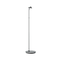 LED Stehleuchte PUK MINI FLOOR MINI SINGLE, � 8cm, Up/Down, 20W 2700K, CRi 95, ohne Linse, chrom
