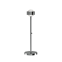 LED Tischleuchte PUK MINI EYE TABLE, � 8cm/H 47cm, 20W 2700K, CRi 95, starr, ohne Linse, chrom matt