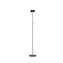 LED Stehleuchte PUK MAXX EYE FLOOR, � 12cm, Up/Down, 20W 2700K, CRi 95, starr, ohne Linse, schwarz matt/chrom
