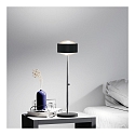 Top Light LED Tischleuchte PUK MAXX EYE TABLE, � 12cm, Up/Down, 20W 2700K, CRi 95, starr, ohne Linse, schwarz matt/chrom