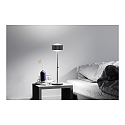 Top Light LED Tischleuchte PUK MAXX EYE TABLE, � 12cm, Up/Down, 20W 2700K, CRi 95, starr, ohne Linse, anthrazit matt/chrom