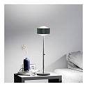 Top Light LED Tischleuchte PUK MAXX EYE TABLE, � 12cm, Up/Down, 20W 2700K, CRi 95, starr, ohne Linse, anthrazit matt/chrom