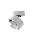 Top Light LED Deckenleuchte PUK MINI MOVE, � 8cm, 8W 2700K, CRi 90, dreh-/schwenkbar, ohne Linse, wei� matt/chrom