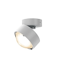 Top Light LED Deckenleuchte PUK MINI MOVE, � 8cm, 8W 2700K, CRi 90, dreh-/schwenkbar, ohne Linse, wei� matt/chrom