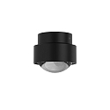 LED Deckenleuchte PUK MINI MOVE, � 8cm, 8W 2700K, CRi 90, dreh-/schwenkbar, ohne Linse, schwarz matt