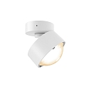 Top Light LED Deckenleuchte PUK MINI MOVE, � 8cm, 8W 2700K, CRi 90, dreh-/schwenkbar, ohne Linse, wei� matt