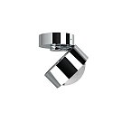 Top Light LED Deckenleuchte PUK MINI MOVE, � 8cm, 8W 2700K, CRi 90, dreh-/schwenkbar, ohne Linse, chrom