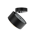 Top Light LED Deckenleuchte PUK MAXX MOVE, � 12cm, 10W 2700K, CRi >90, dreh-/schwenkbar, ohne Linse, schwarz matt/chrom