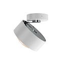Top Light LED Deckenleuchte PUK MAXX MOVE, � 12cm, 10W 2700K, CRi >90, dreh-/schwenkbar, ohne Linse, wei� matt/chrom