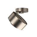 Top Light LED Deckenleuchte PUK MAXX MOVE, � 12cm, 10W 2700K, CRi >90, dreh-/schwenkbar, ohne Linse, nickel matt