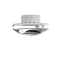 Top Light LED Deckenleuchte PAXX 2, Up/Down, � 15cm, 20W 2700K, CRi 90, dimmbar, Metall / Glaslinse klar, Wei� matt (White Edition)